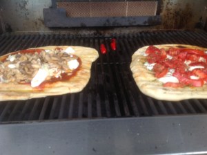 Grilling Pizza