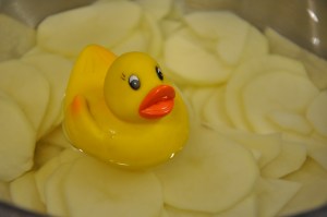 Water so clear a ducky would swim in it!